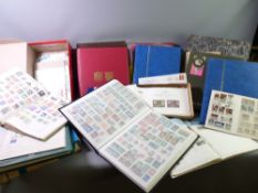 A SIZEABLE COLLECTION OF STAMPS, world, Channel Islands, Isle of Man and other stamps in nine plus