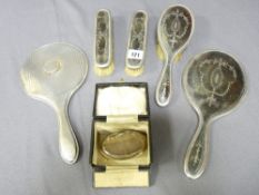 SILVER & TORTOISESHELL DRESSING TABLE ITEMS and similar silver items