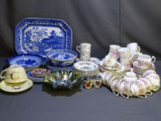 VINTAGE PORCELAIN to include a quantity of 'Willow' pattern, Susie Cooper, Madoc, Indian Tree,