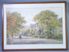GEORGE HARRISON RCA watercolour - Waterloo Hotel, Betws y Coed, signed, 40 x 63cms