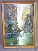 DOROTHEA HYDE oil on canvas - Fairy Glen, 71.5 x 49.5cms
