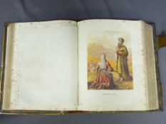 A WELL BOUND WELSH BIBLE with brass fasteners and entitled 'Efengyl Gogoniant'