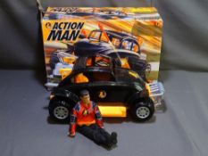 ACTION MAN SUPER TURBO CAR with figure