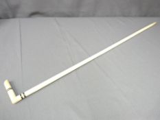 A WHALEBONE WALKING STICK, mid 19th Century