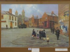 DAVID SHEPHERD rare print - 'Ardoyne Patrol' featuring First Battalion the Green Harrods