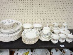 A PARCEL OF ROYAL ALBERT 'BRIGADOON' and Royal Albert 'Winsome' dinner and teaware