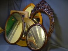 A PARCEL OF VINTAGE MIRRORS AND FRAMES