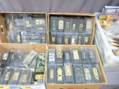 COLLECTION OF MODEL MILITARY TANKS & VEHICLES, approximately one hundred and a quantity of kit