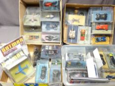 COLLECTION OF BATMAN RELATED VEHICLES, approximately fifty, by Eagle Moss Collections, in original