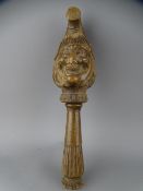 CONTINENTAL CARVED WOODEN NUTCRACKER, 18.5cms long