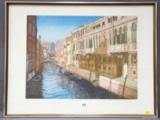 FRANCES ST CLAIR MILLER limited edition (55/150) print - titled 'Fondamenta Zen', signed in