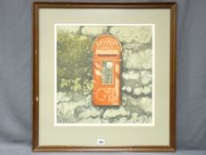 KEITH ANDREW limited edition (3/100) print - titled 'Letters Only', signed in pencil and dated 1981,