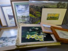 LARGE PARCEL OF PAINTINGS & PRINTS including limited edition WARREN WILLIAMS, MAURICE GREENWOOD