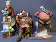 ROYAL DOULTON FIGURES - 'Flagstaff' HN2054, 'Flora' HN2349 and 'The Foaming Quart' HN2162