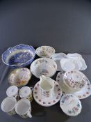 MINTON HADDON HALL, Susie Cooper 'Applegay', a Mason's Vista pencil bowl and similar porcelain