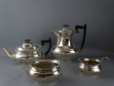 FOUR PIECE EPNS TEA SET
