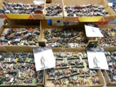 LARGE COLLECTION OF PAINTED CAST METAL FIGURINES by Del Prado, Dea by Cassandra, Distler and