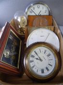 ASSORTMENT OF WALL & MANTEL CLOCKS