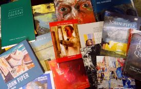 COLLECTION OF WELSH ARTIST BOOKS including Thomas Jones, Augustus and Gwen John, John Piper, Ceri