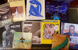 COLLECTION OF GOOD QUALITY BOOKS RELATED TO VARIOUS ARTISTS including Roy Lichtenstein, L S Lowry,