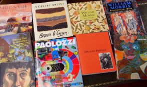 COLLECTION OF GOOD QUALITY BOOKS RELATED TO VARIOUS ARTISTS including Paul Nash, William Morris,