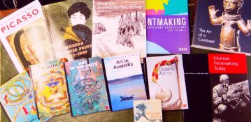 COLLECTION OF GOOD QUALITY ART REFERENCE BOOKS RELATING TO PRINT MAKING, WORLD ART including '