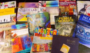COLLECTION OF BOOKS RELATING TO COLLAGE, MOSAIC, MIXED MEDIA & PAPIER MACHE including 'Mosaic