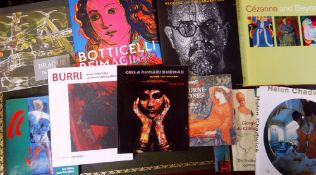 COLLECTION OF BOOKS RELATING TO ARTISTS including Elisabeth Frink, Gilbert & George, Burn-Jones,