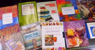 COLLECTION OF BOOKS RELATING TO BOOK MAKING, PAPER MAKING & SCULPTURE including 'Paper Craft', '