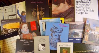 COLLECTION OF ART REFERENCE BOOKS RELATING TO EXHIBITIONS & MUSEUM GUIDES including 'Eyes, Lies