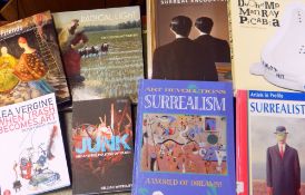 COLLECTION OF GOOD QUALITY ART REFERENCE BOOKS RELATING TO SURREALISM, JUNK ART, COLOUR including '