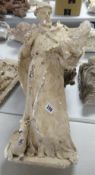 VICTORIAN PLASTER MAQUETTE of a Saint holding a child, 52cms Provenance:PLEASE SEE FULL PROVENANCE /