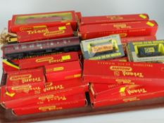 LARGE COLLECTION OF BOXED TRI-ANG RAILWAYS OO GAUGE including rolling-stock, carriages ETC