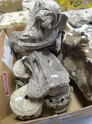 COLLECTION OF VICTORIAN PLASTER & STONE ARCHITECTURAL CARVINGS Provenance:PLEASE SEE FULL PROVENANCE