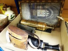 PAIR OF VINTAGE CASED BAUSCH & LOMB OPTICAL CO. MILITARY STYLE BINOCULARS, a vintage auto mini-max