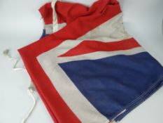 VINTAGE COTTON UNION JACK FLAG, 105 x 210cms approximately