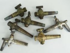COLLECTION OF SEVEN VINTAGE PUB BEER TAPS Provenance: S A Brain & Co Ltd (relocation of brewery)