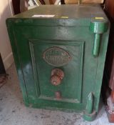 VINTAGE CHUBB FLOOR SAFE, 50cms tall x 40cms wide (key with office staff)