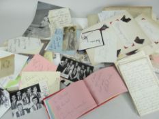 LARGE COLLECTION OF AUTOGRAPHS, LETTERS ETC, 19th -21st Century Royalty, Politicians, Actors,