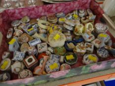 CERAMIC PILL & LIDDED PATCH BOXES ETC