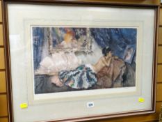 SIR WILLIAM RUSSELL FLINT limited edition (118/850) colour print - study of a reclining female