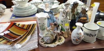 ASSORTED CERAMICS & GLASS