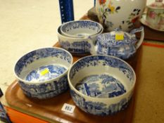 FIVE ITEMS OF COPELAND SPODE ITALIAN TABLEWARE