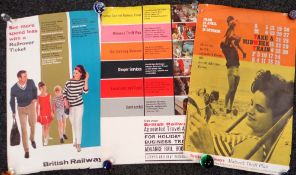 THREE BRITISH RAILWAYS DOUBLE CROWN POSTERS CIRCA 1970s including 'Appointed Travel Agent' and '