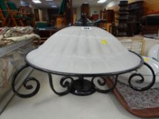 CIRCULAR MURANO GLASS LIGHT FITTING