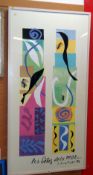 HENRI MATISSE colour print - entitled 'Les Betes De La Mer', 151 x 75cms