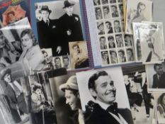 GOLDEN AGE OF HOLLYWOOD EPHEMERA including red album of film-star picture cards, magazine