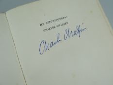 SIGNED VOLUME OF 'MY AUTOBIOGRAPHY CHARLES CHAPLIN' published by The Bodley Head, London, 1964,