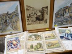 INTERESTING EPHEMERA including black and white photo of Royal visit, early twentieth century