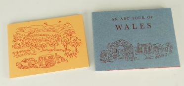 DAVID ESSLEMONT / DAVID VICKERS two Gregynog Press booklets 'An ABC Tour of Wales' 1994, and limited